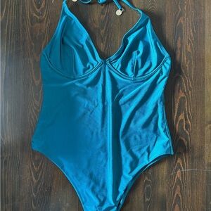 Kulani Kinis Teal One-Piece Swimsuit
